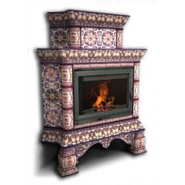 Каминная облицовка КимрПечь Кострома угловая двухъярусная Апрель